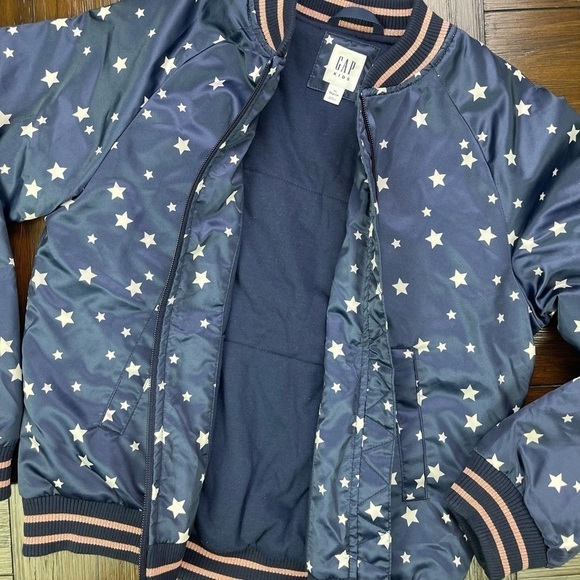 Gap‎ Kids Star Bomber Jacket Size XL Regular - Picture 6 of 11